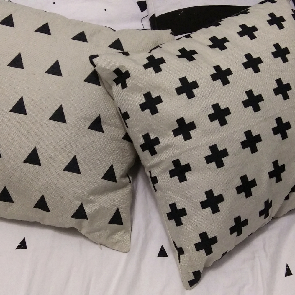 Set of Throw Pillows bought off Pinterest